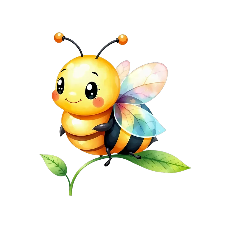 —Pngtree—bee butterfly little bee_20171904